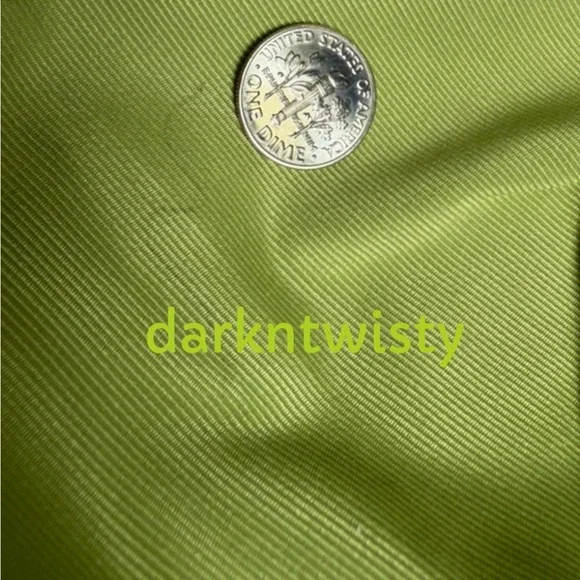 Coach SoHo Green Leather Hobo, loose tags Green pic frame key fob NEW - Picture 13 of 16